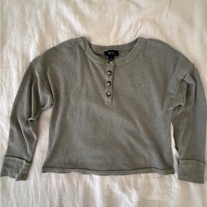 BCX olive green long sleeve shirt